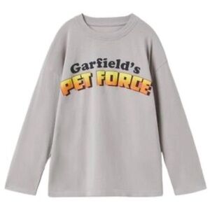 Zara Garfield's Pet Force Long Sleeve Shirt Cotton Size 7-8 Years